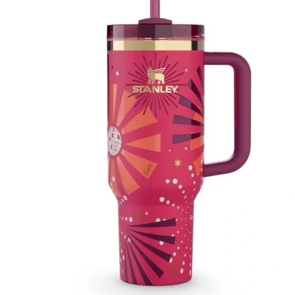 SOLD OUT!🔥Stanley Barbie ‘80s Dynamite Quencher, 40 oz, NIB - Picture 1 of 4